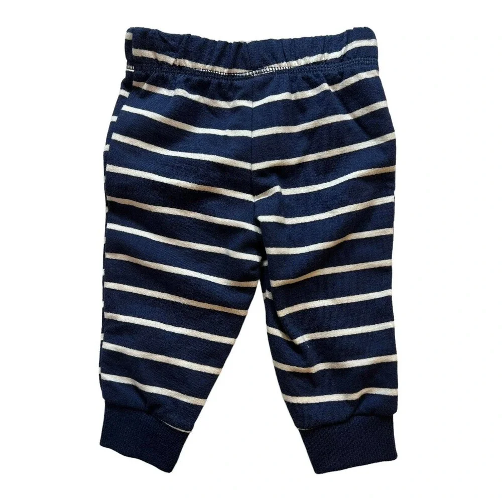 Blue Stripe Pull‎ On Pants Carters 6 Month New